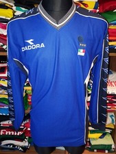 MAGLIA FIGC ITALIA TAGLIA M/L JERSEY MAGLIA ARBITRO DIADORA ALLENAMENTO CAMISETA (r900)