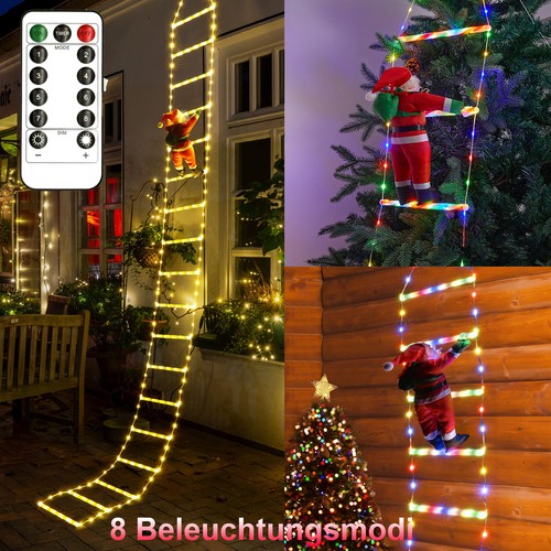 Scala led babbo - led, natale
