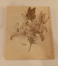 Pirografia su legno massello