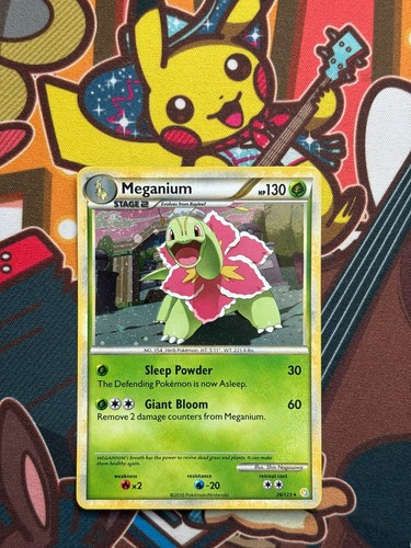 Carte pokemon meganium holo - meganium,
