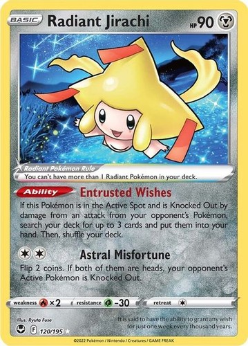 Radiant jirachi 120 - jirachi,