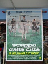 SCAPPO DALLA CITTA' - LA VITA L'AMORE E LE VACCHE MANIFESTO ORIGINALE