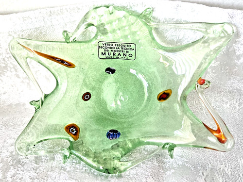 Murano millefiori starfish - murano,