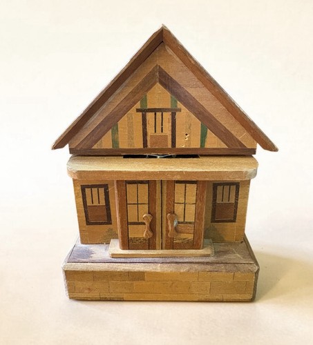 Casa legno vintage folkart - legno,