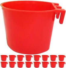 20 Pezzi Tazze Mangime Acqua