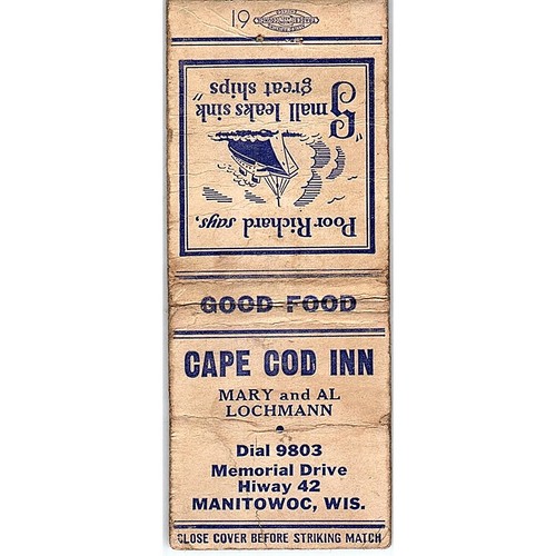 Cape cod inn mary - cape, &
