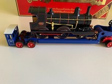 Modello Trattore e Pianale con Locomotiva MATCH BOX Models of Yesteryear