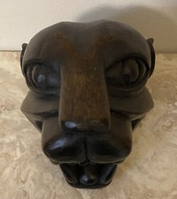 Statua testa di pantera in
