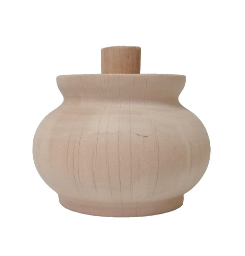 Piede piedino legno - piedino, grezzo