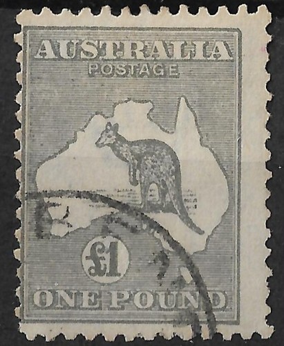 Australia 1924 1 grigio - australia, £