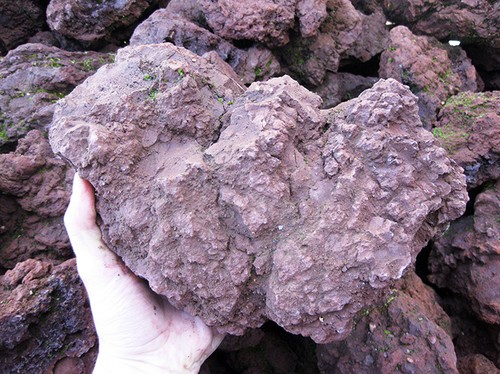 Lapillo vulcanico rosso - ,, lava