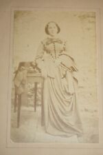 VECCHIA FOTO RITRATTO DONNA IN