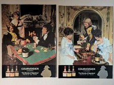 Courvoisier Cognac 1975 Original Paper Magazine Adverts