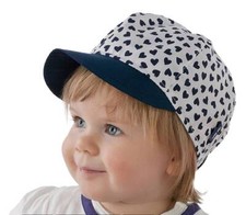 Berretto con visiera bambina