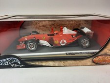 Hot Wheels Ferrari F2004 #1 M. Schumacher World Champion 2004 Bahrain 1/18 B6222