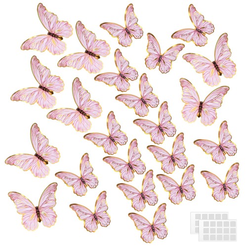 Pezzi adesivi farfalle 3d - 24,