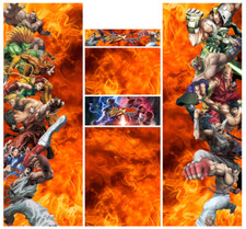 Grafica Cabinato Arcade Pandora Box Adesivi Universale Street Fighter  x Tekken