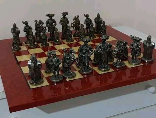 Gioco scacchi bronzo e - gioco,