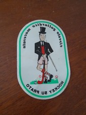 98) Adesivo Vintage CIRCOLO GOLIARDICO HOCKEY SU PRATO MACERATA 