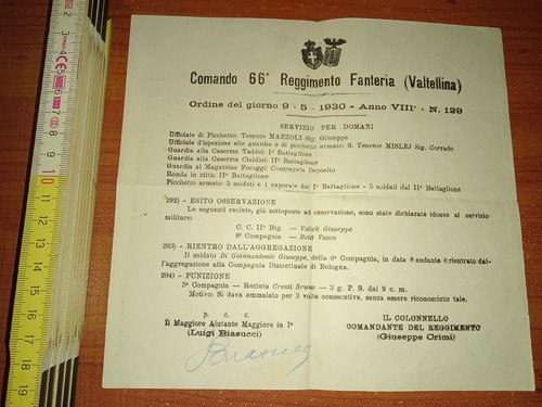 Comando reggimento fanteria - reggimento,