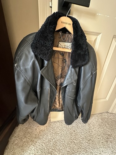 Bomber pelle nera - , sport
