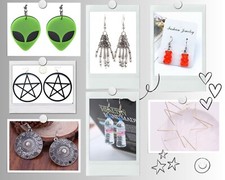 ORECCHINI VARI (ALIENO, STELLE, SCHELETRO, ORSETTI)