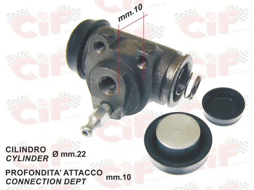 Cilindretto freno anteriore - cilindretto,