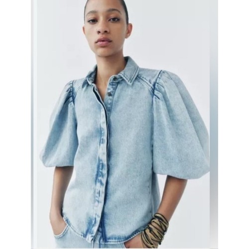 Camicia denim zara - camicia, zw