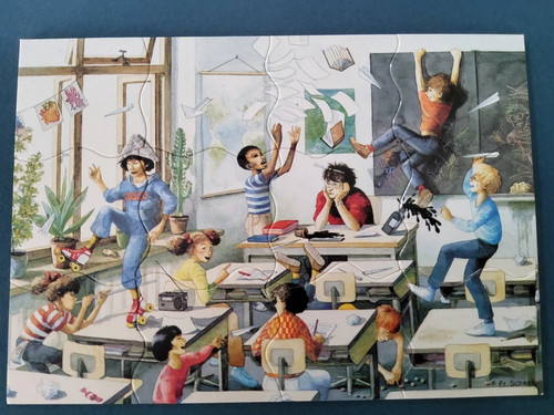 Carta puzzle confezione - carta,