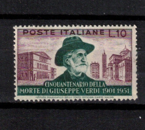 S57358 italia mnh 1951 verdi - s57358,