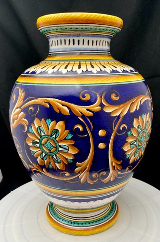 Vaso ceramica vintage deruta - vintage,