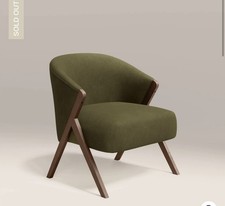 Sedia accento muschio verde