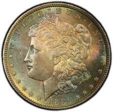 1886-P PCGS MS63 MORGAN $
