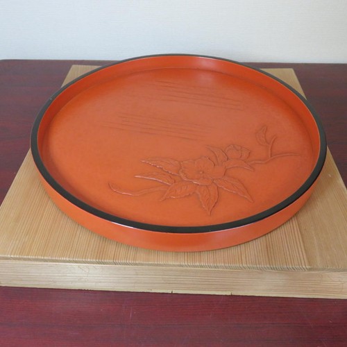 Vassoio legno laccato - legno,
