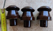 Isolatori elettrici ceramica Vintage Marchiati Imec