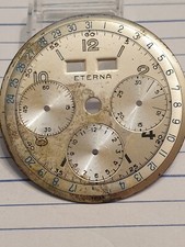 Quadrante Originale Eterna Valjoux 72C Triple Date