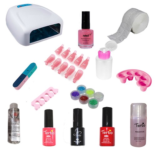 Kit ricostruzione unghie gel - kit,