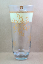 vieri setteponti vaso cristallo decorato h 21 x 11 ø cm