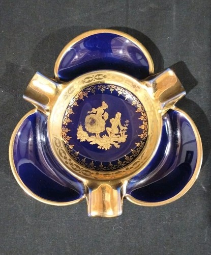 Posacenere porcellana blu - porcellana,