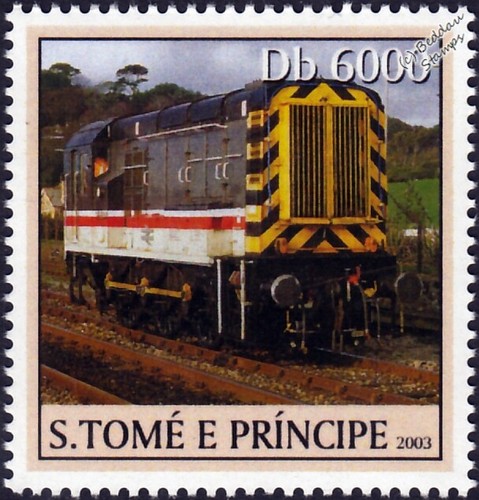 Timbro treno locomotiva - , diesel