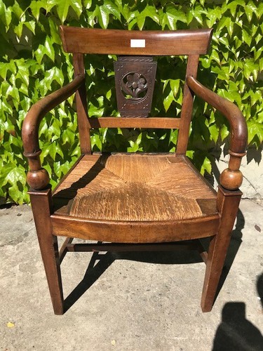 Poltrona carlo noce con - noce,