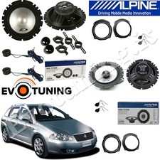 Kit 6 Casse Altoparlanti ALPINE Anteriori e Posteriori per FIAT CROMA 2005>2010