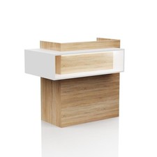 MELCAP BANCO RECEPTION CON VANO A GIORNO BIANCO/ROVERE ART.AR0930R