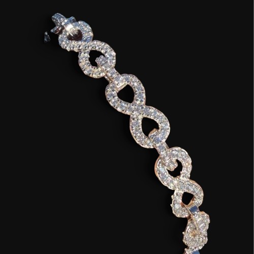 Bracciale 8mm moissanite - bracciale,