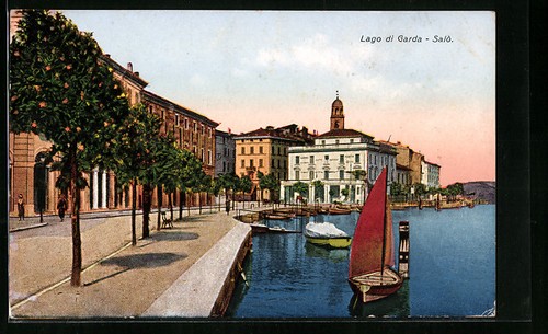 Cartolina salò lago di - cartolina,