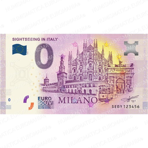 Zero euro souvenir - zero,