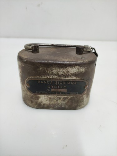 Salvadanaio metallo vintage - salvadanaio,