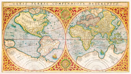 Mappa del mondo nautica