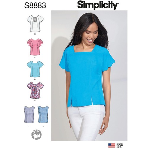 Simplicity 8883 top donna - da,