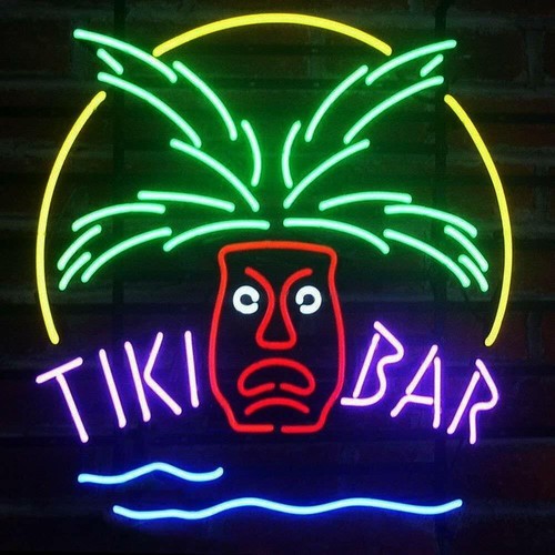 Tiki bar totem palo griglia - tiki,